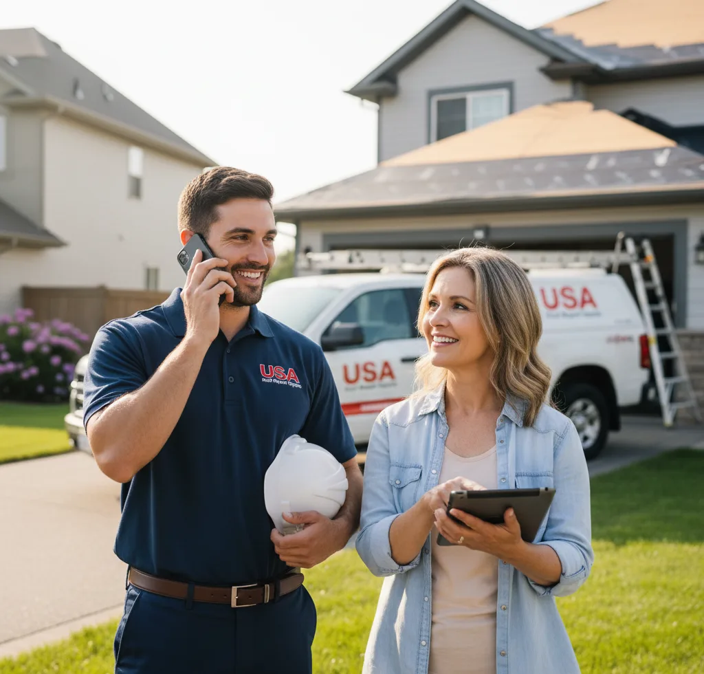 USA Roof Repair Experts customer support in The Village