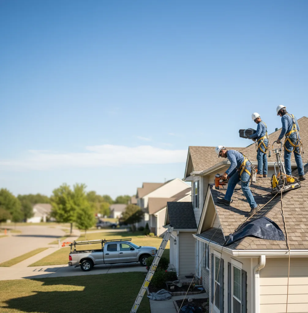 Roof Repair in The Village